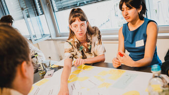 Group work at the Social Design Days in Nürnberg (Photo: Sven Stolzenwald)